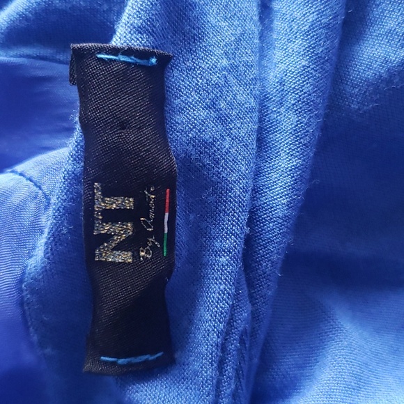 CT1570 NY by Amati Indigo Blue Sequined Layered Top L - Picture 6 of 6